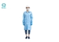 Dust-Free Safety Turn Collar Washable Blue ESD Anti Static 5mm Stripe Clean Room Smock Gown