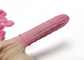 ESD Natural Rubber Finger Cots Pink Beige Black Non Slip