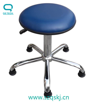 PU Leather CleanRoom ESD Chair With Plastic Armrest