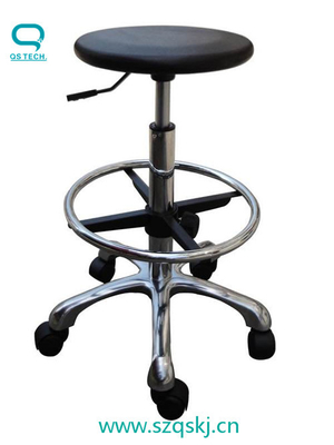 PU Leather CleanRoom ESD Chair With Plastic Armrest