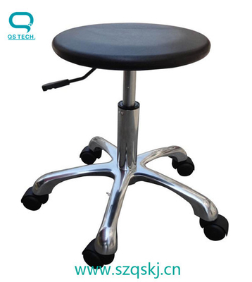 PU Leather CleanRoom ESD Chair With Plastic Armrest